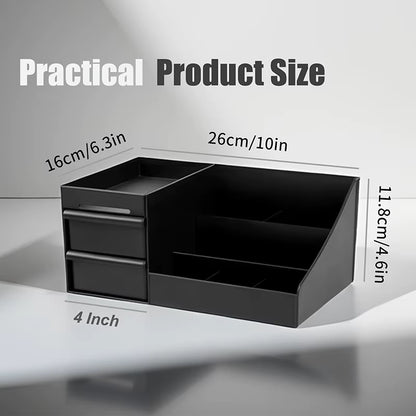 Bathroom Countertop Organizer with Drawers Cologne Organizer for Men, Cologne Holder for Dresser, Perfume Stand,